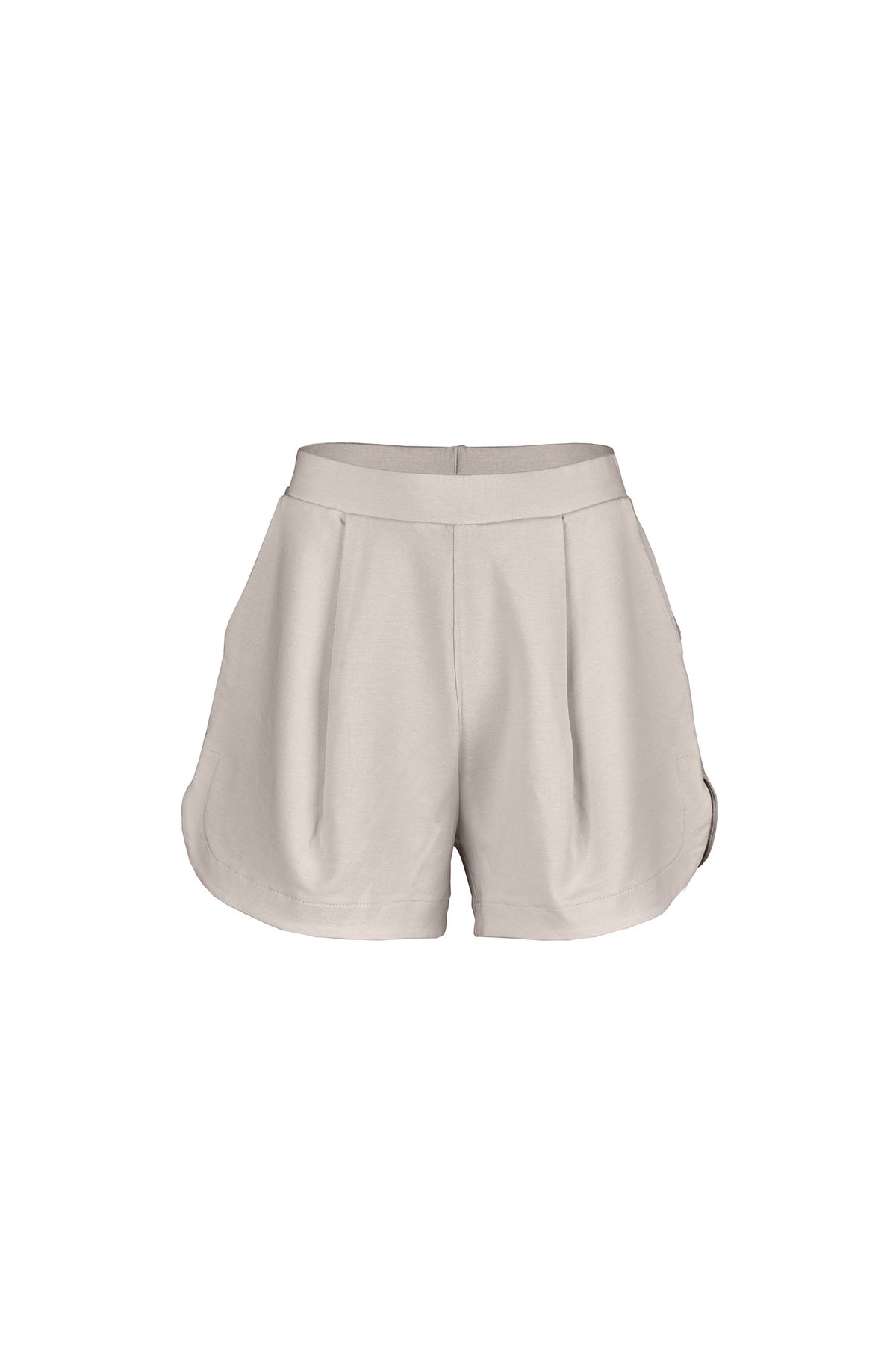 Formal Shorts - almond white