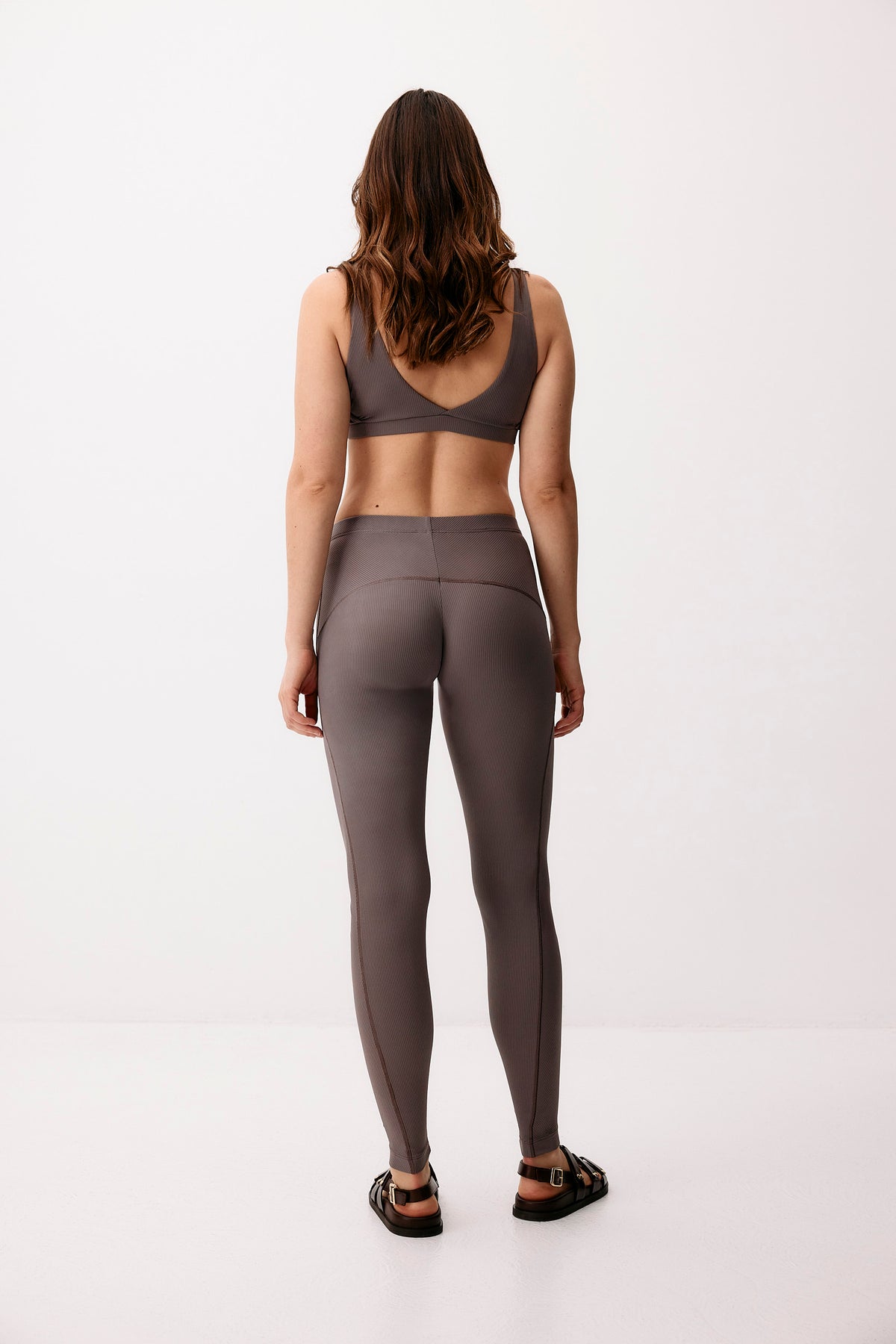 Hybrid Leggings - taupe grey