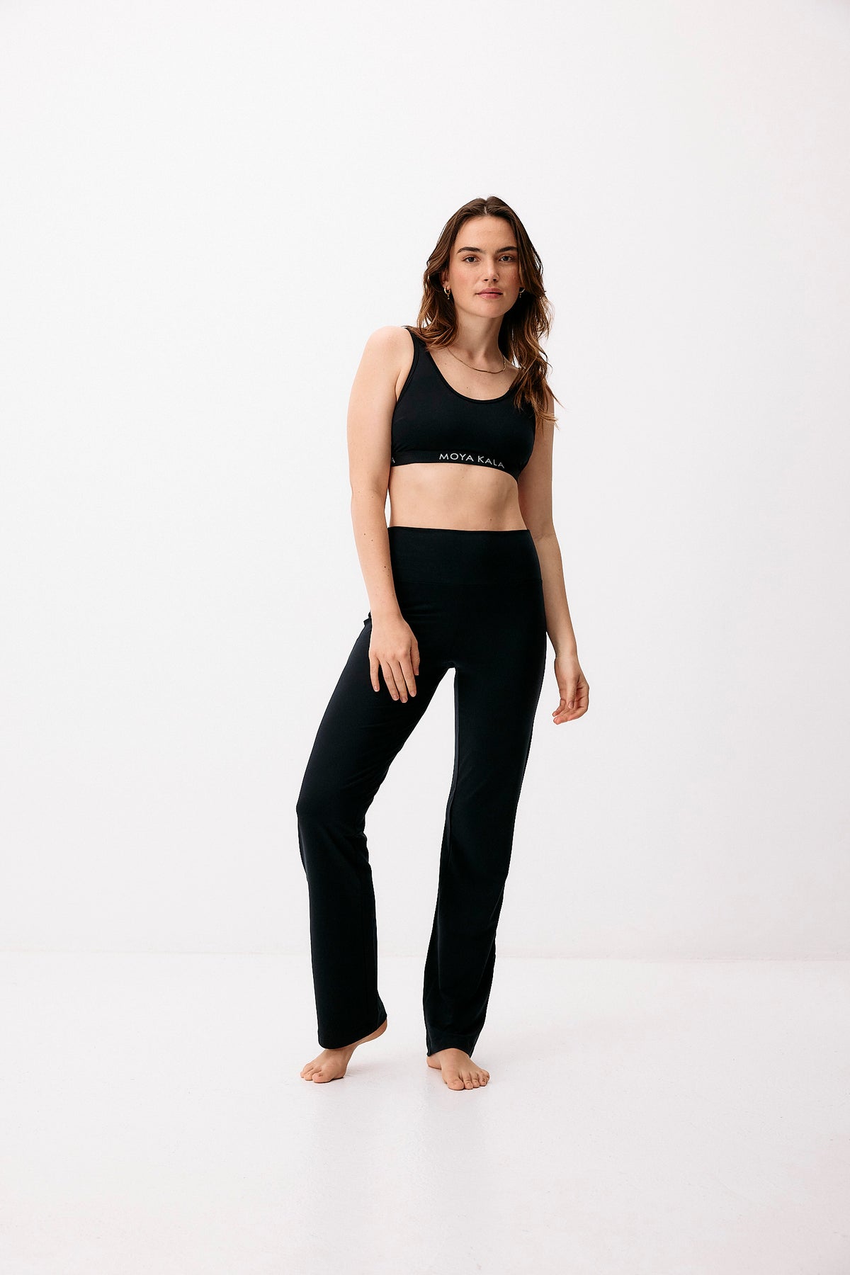 Cupro High Waist Pants - graphite