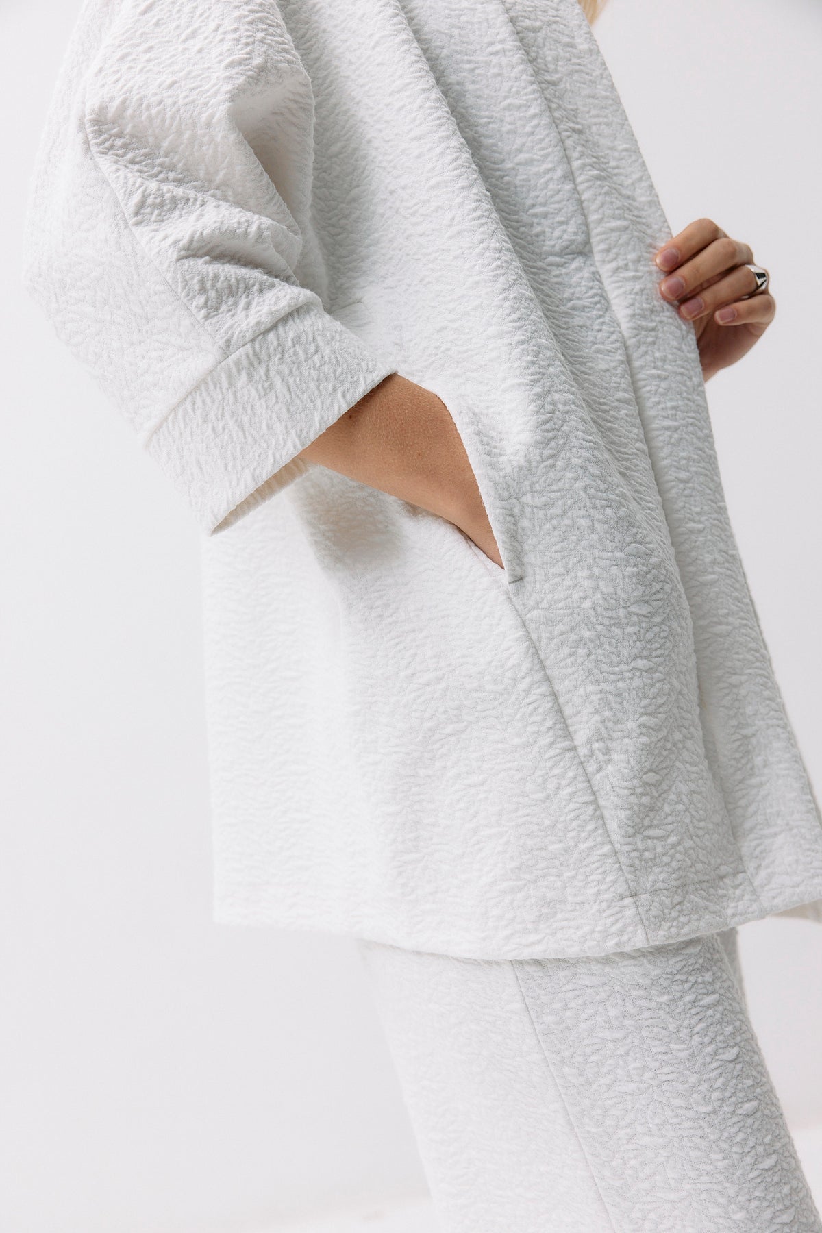 Botanic Jacket - vanilla white