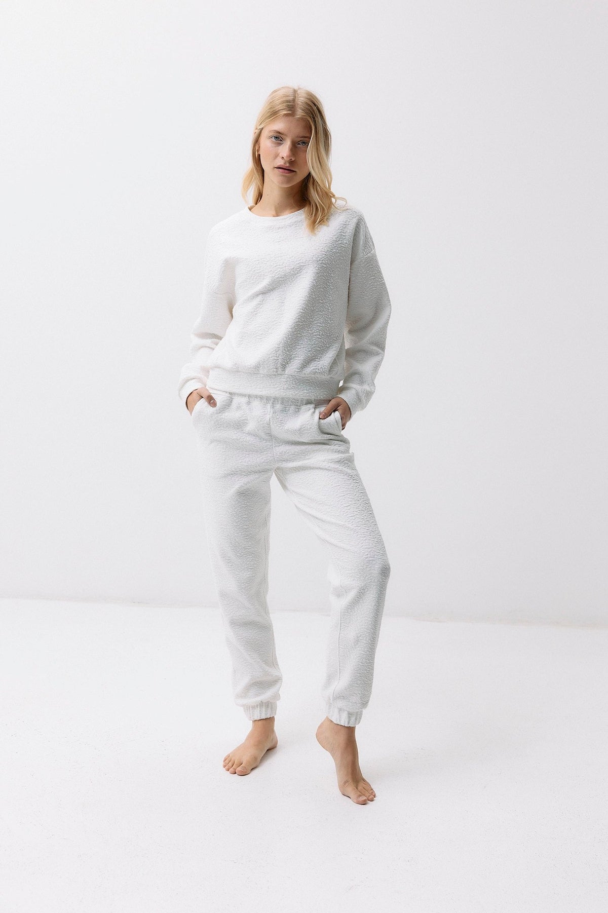 Botanic Jogger - vanilla white