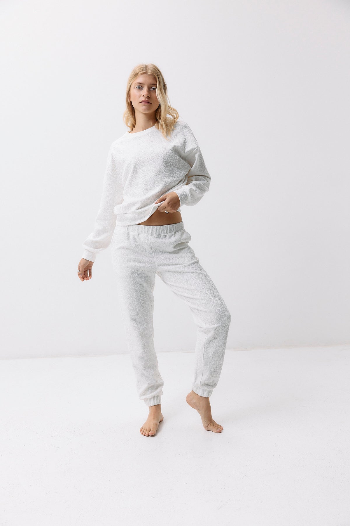 Botanic Sweater - vanilla white