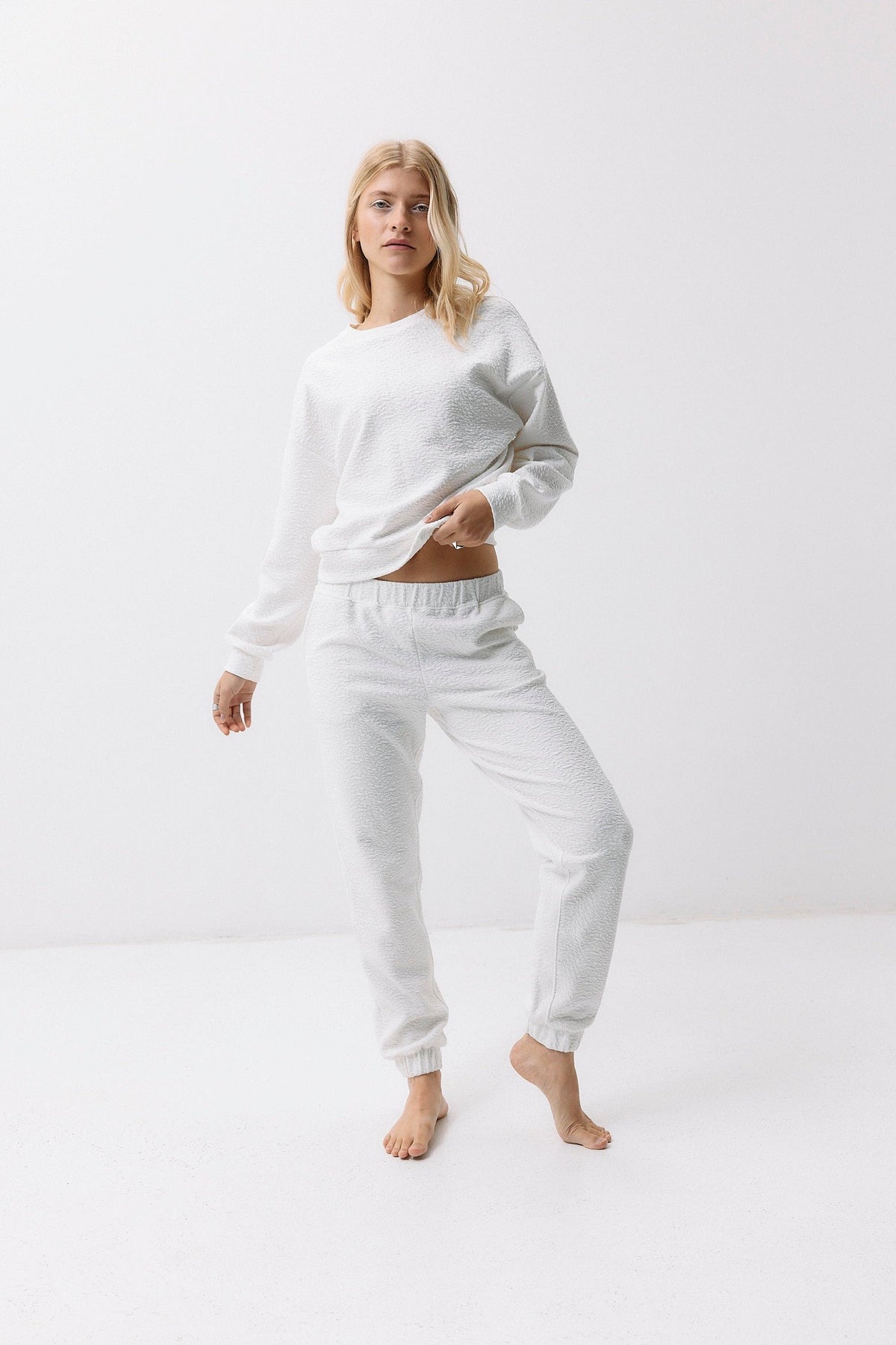 Botanic Jogger - vanilla white