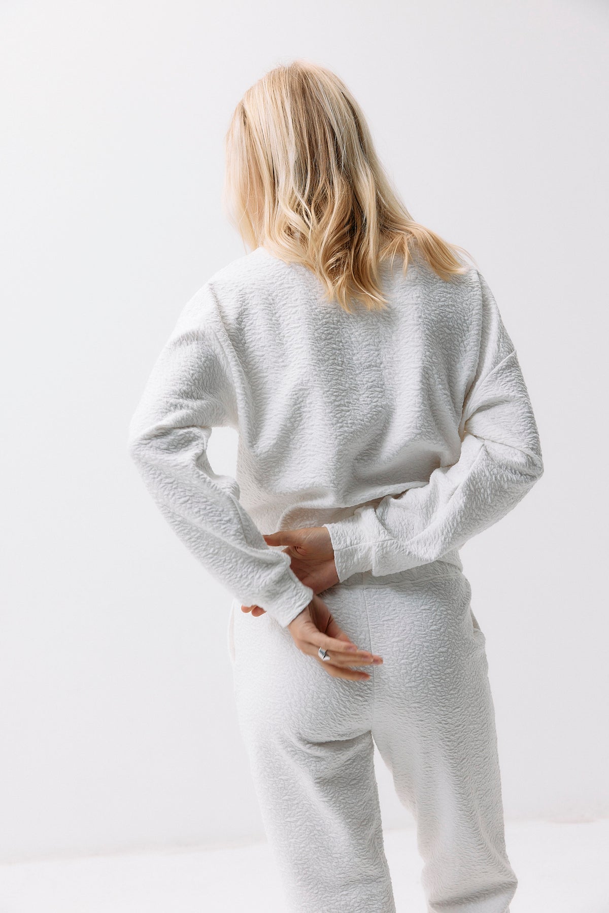 Botanic Sweater - vanilla white