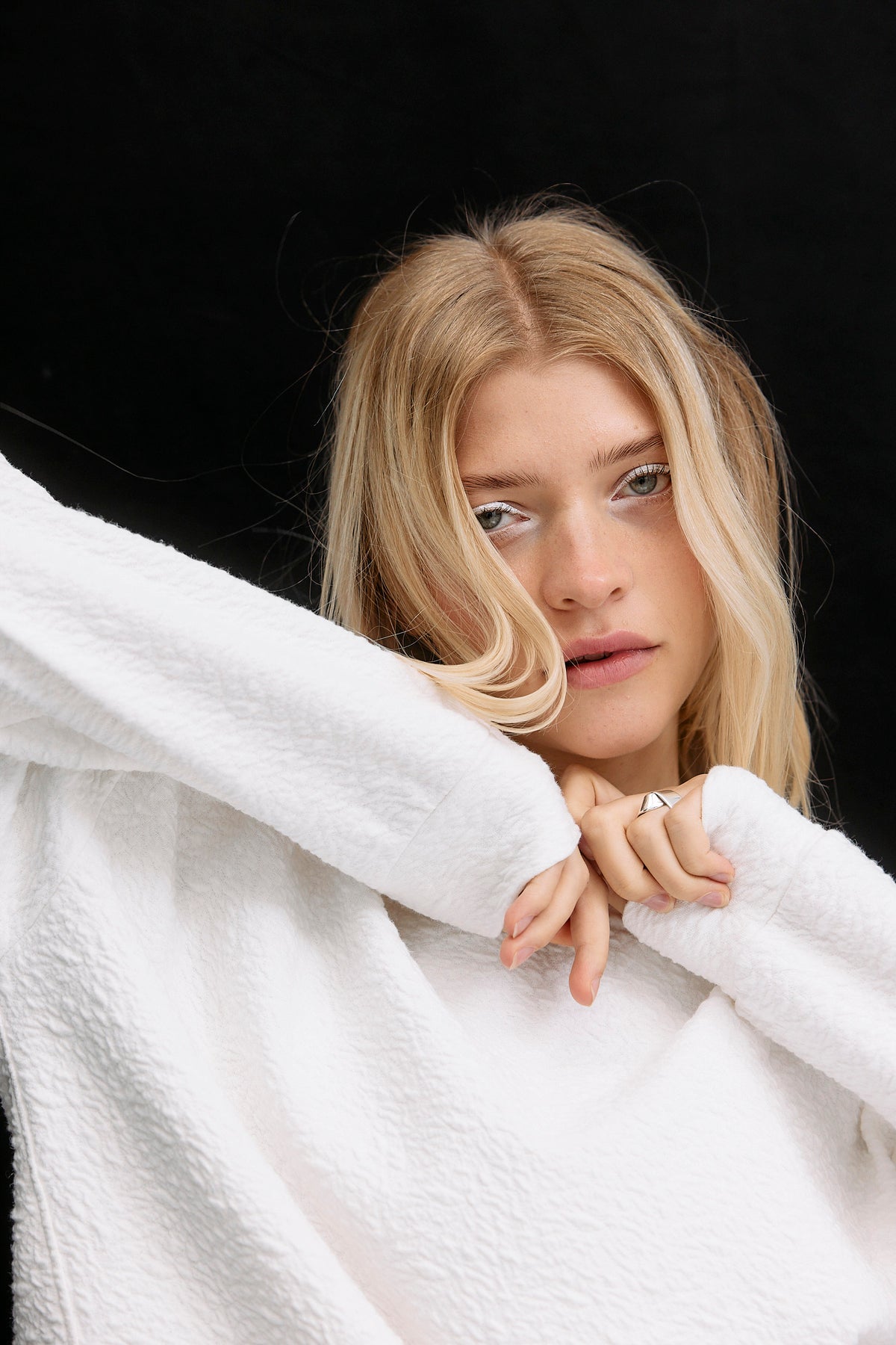 Botanic Sweater - vanilla white