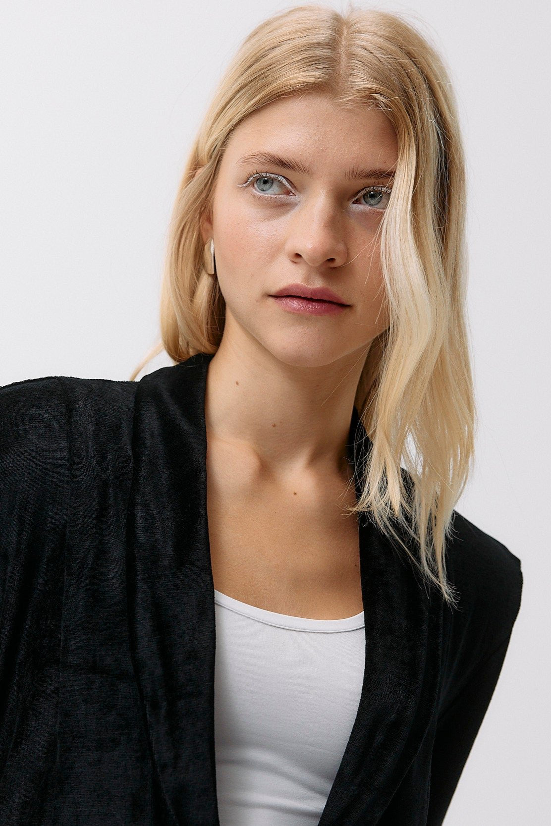 Velvet Blazer - black intense