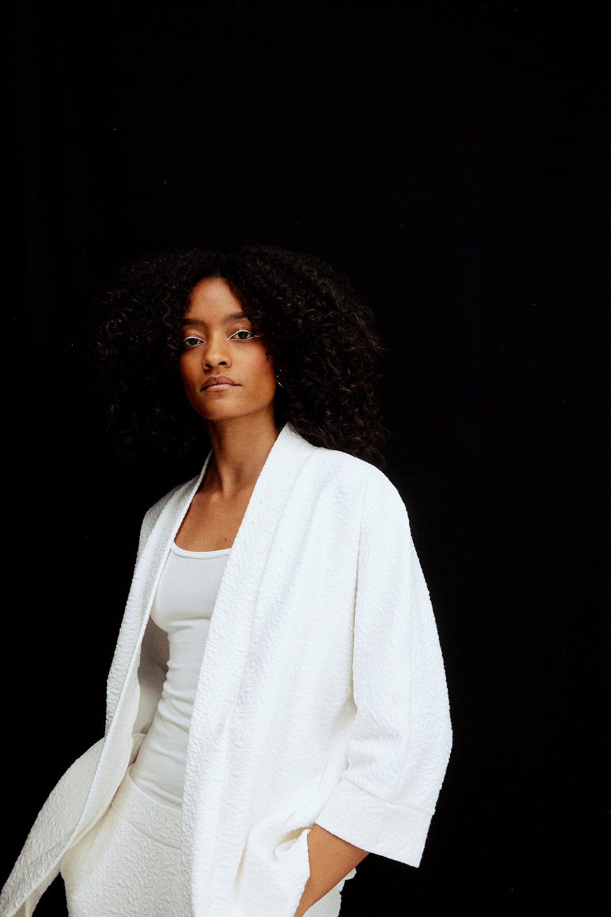 Botanic Jacket - vanilla white