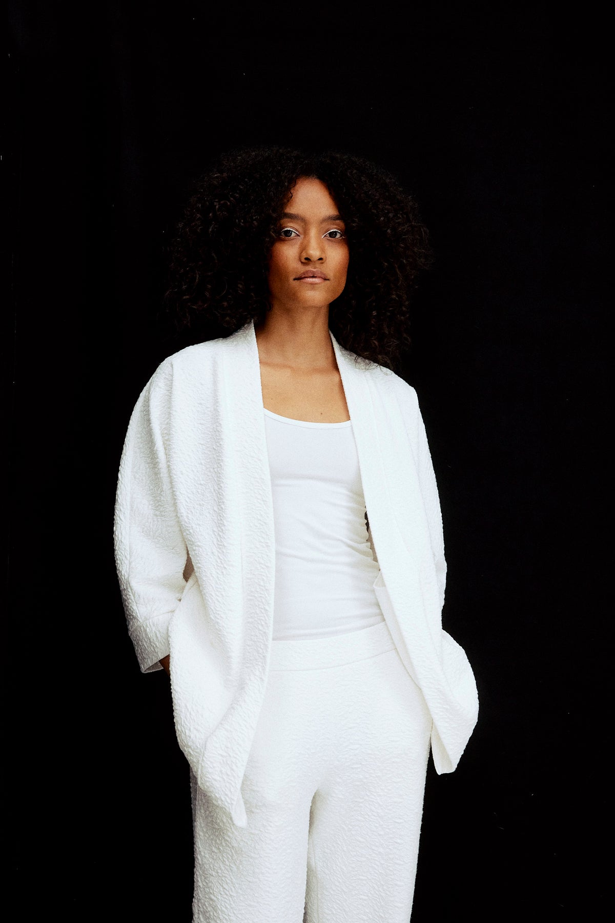 Botanic Jacket - vanilla white