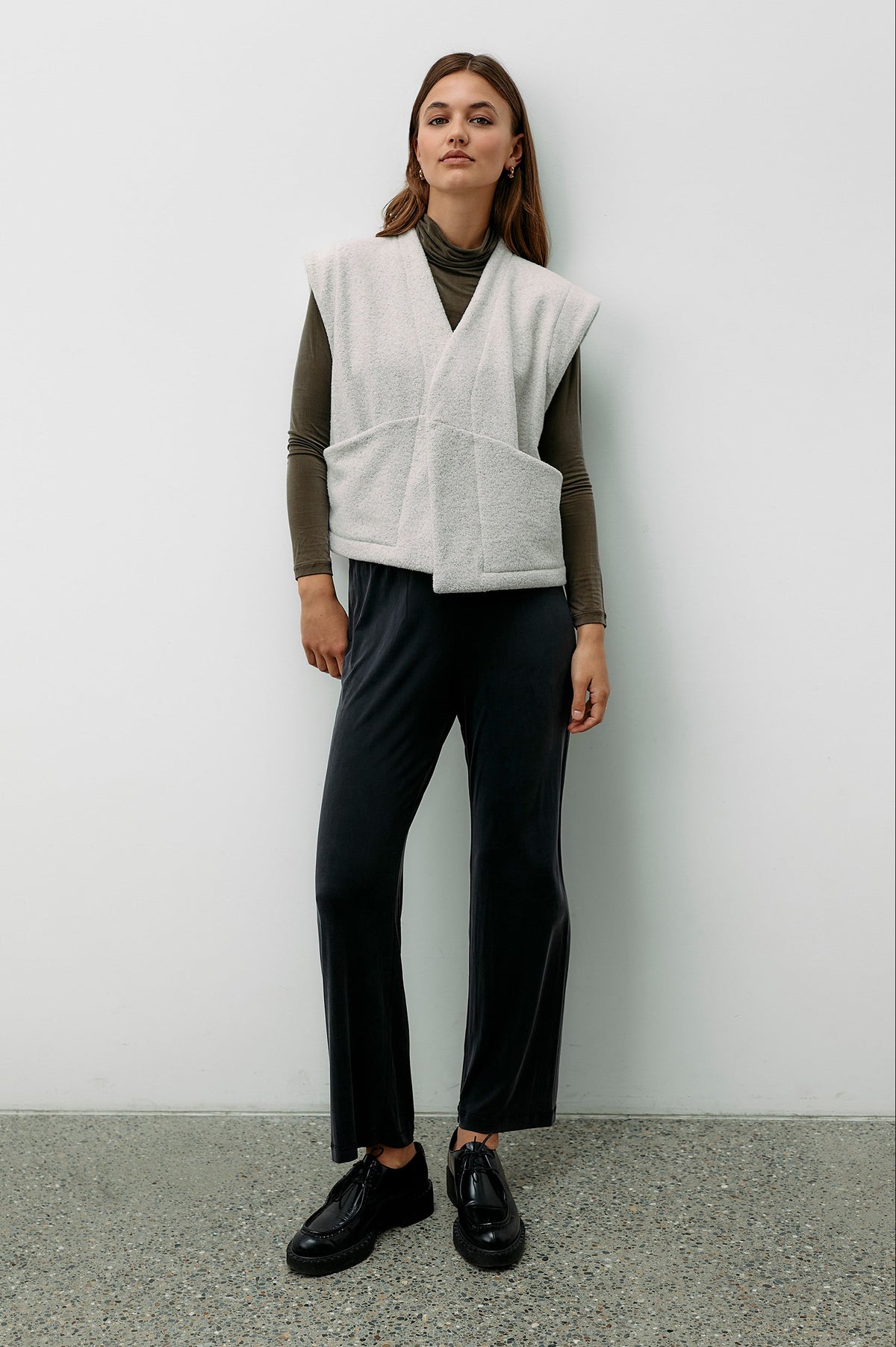 Cocooning Vest - grey melange