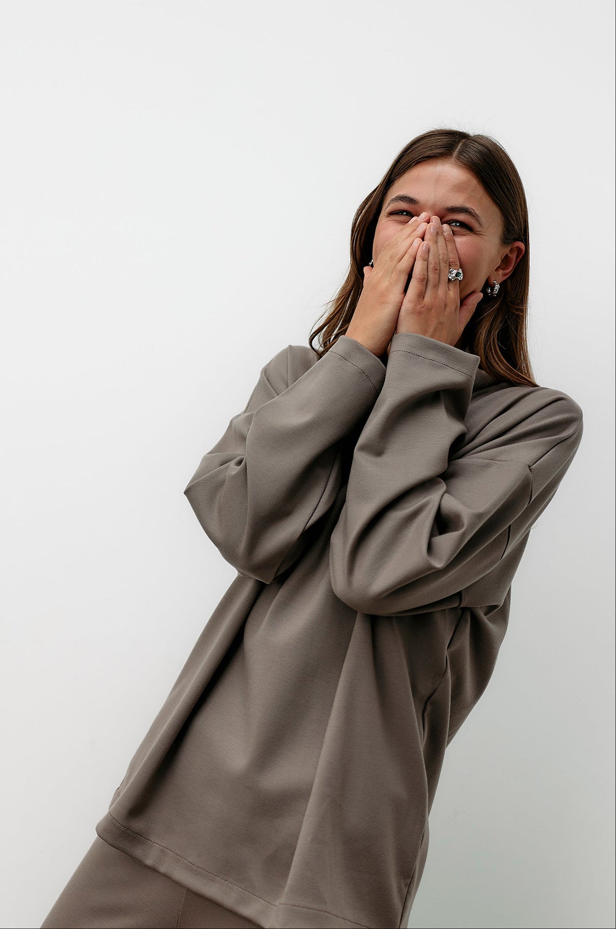 Transformation Turtleneck - cinder taupe