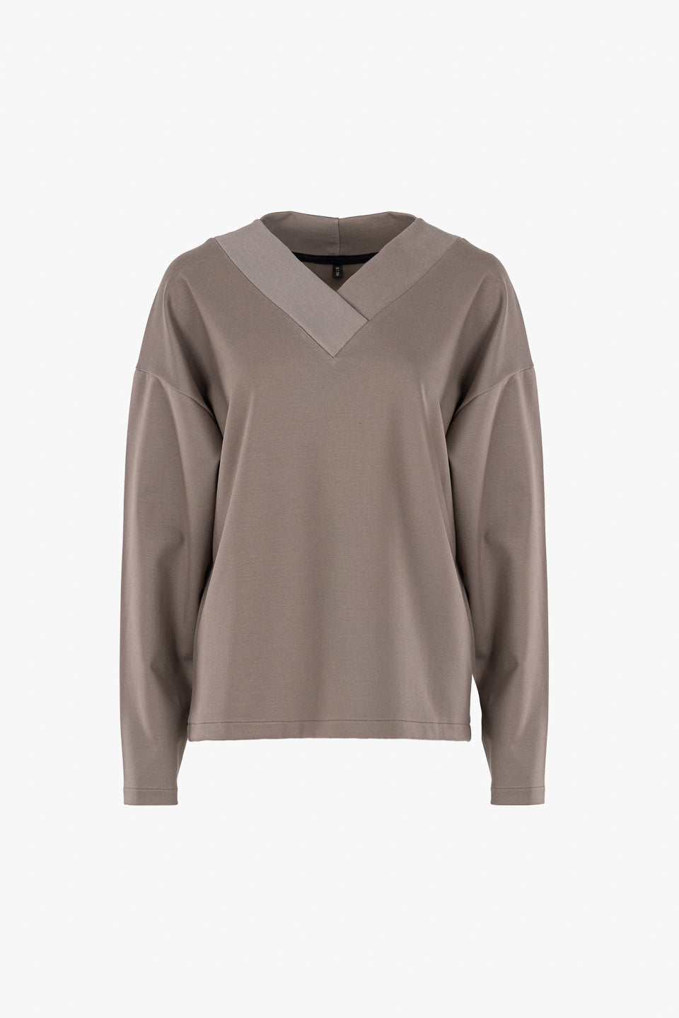Transformation V-Neck - cinder taupe