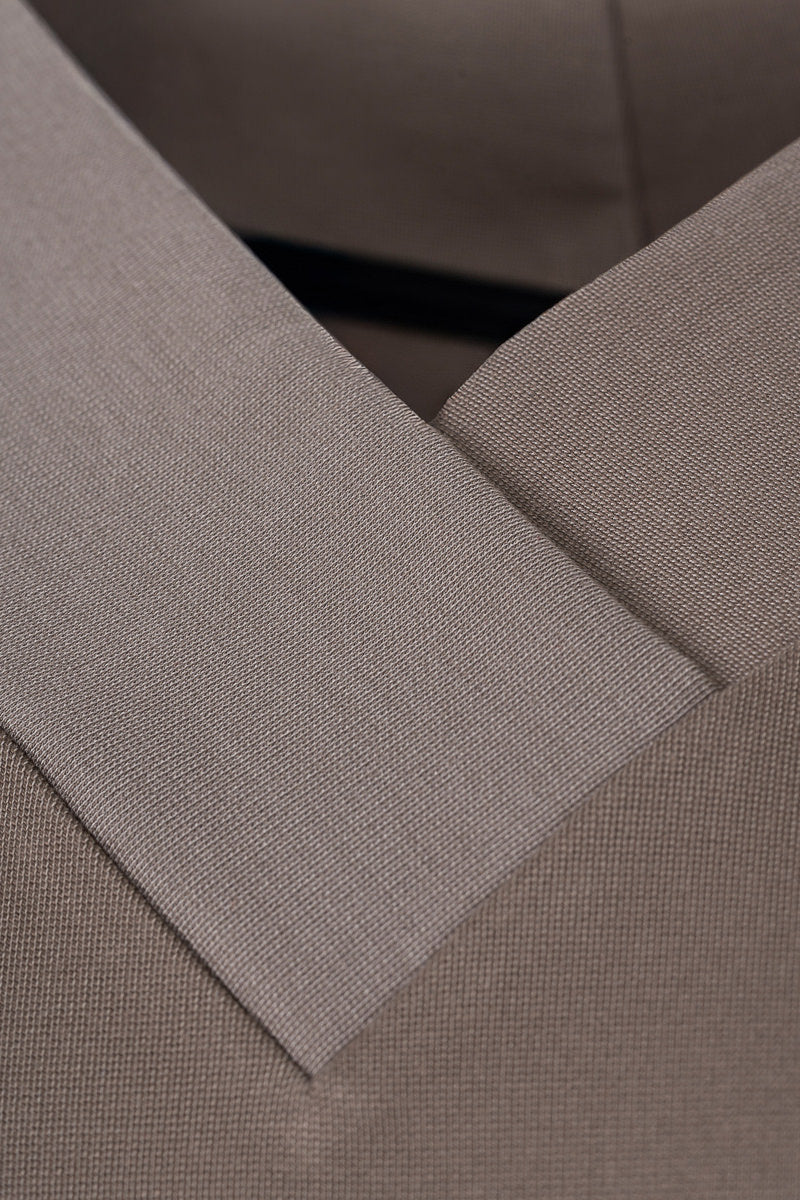 Transformation V-Neck - cinder taupe