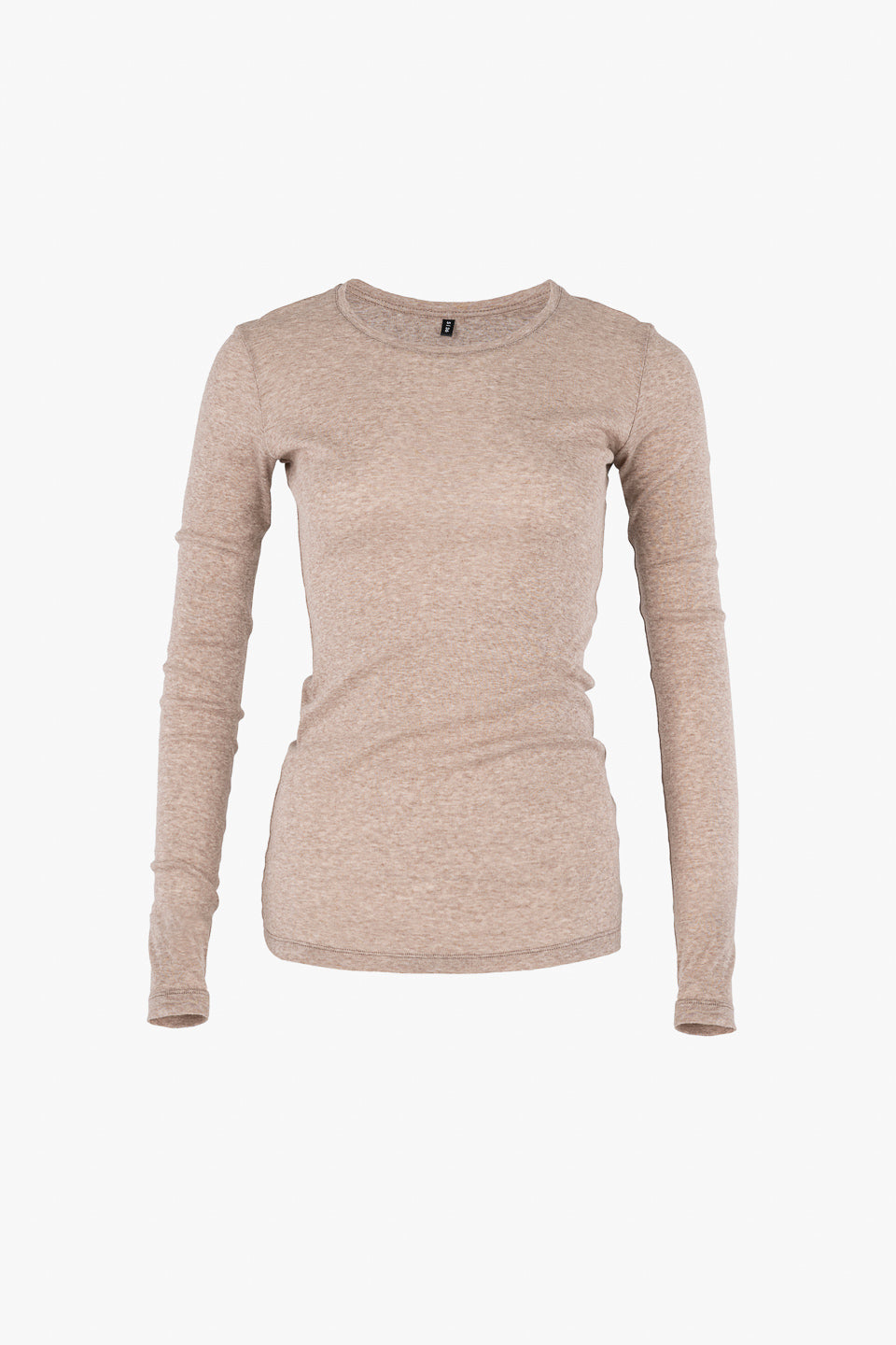 Light Cotton Long Sleeve - beige melange