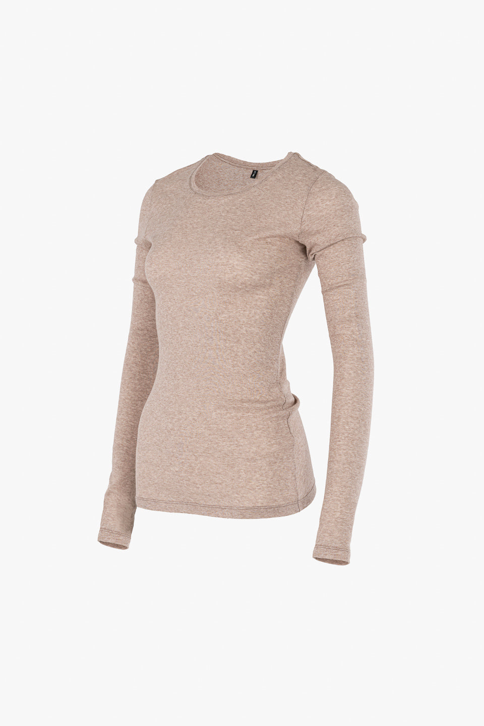 Light Cotton Long Sleeve - beige melange