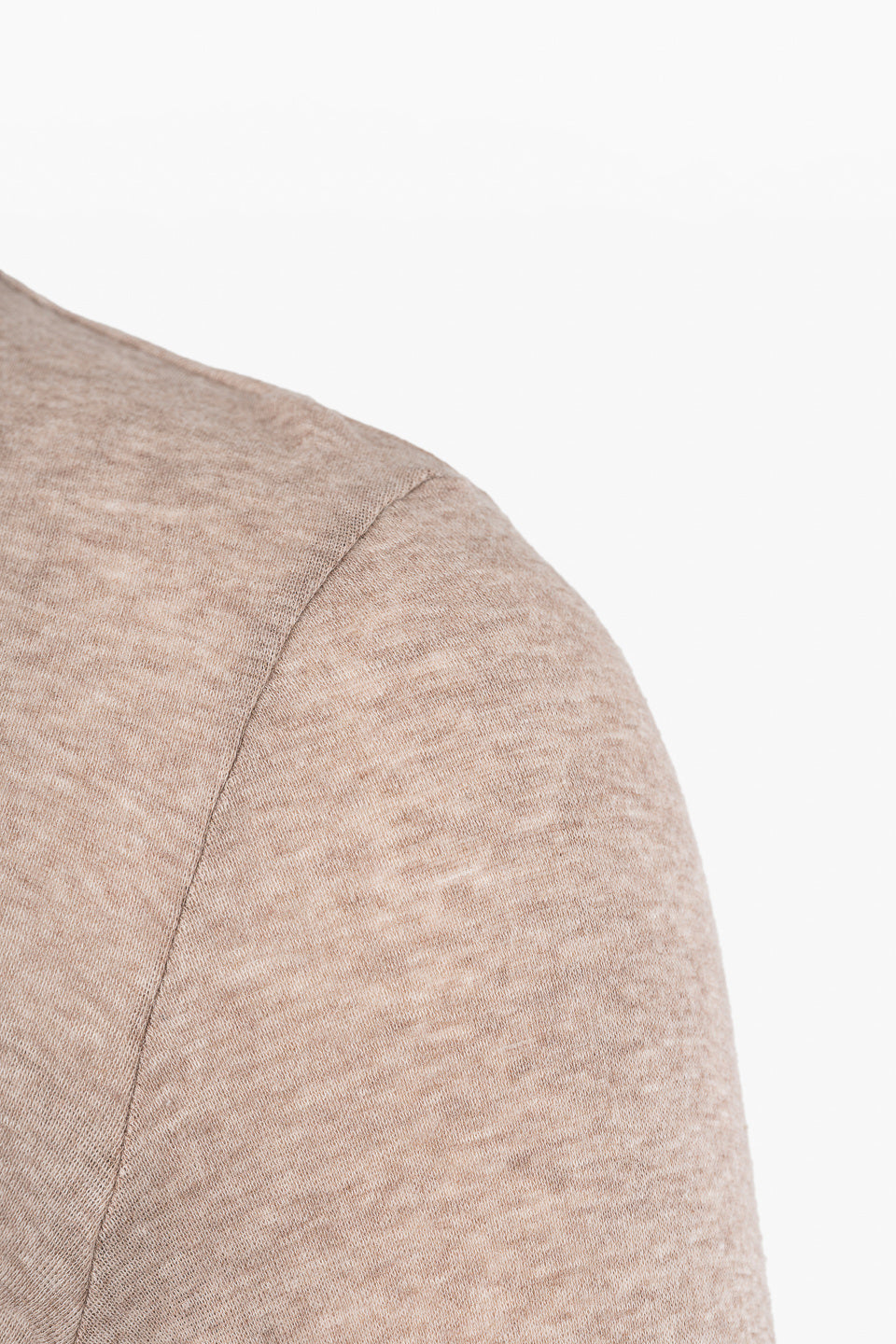 Light Cotton Long Sleeve - beige melange