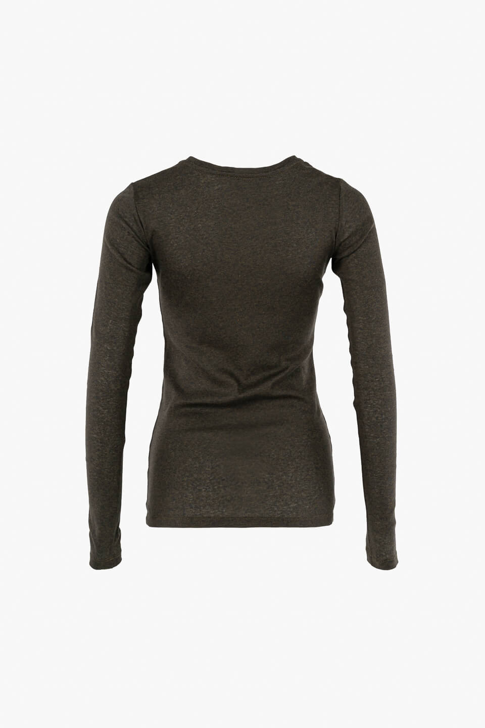 Light Cotton Long Sleeve - olive melange