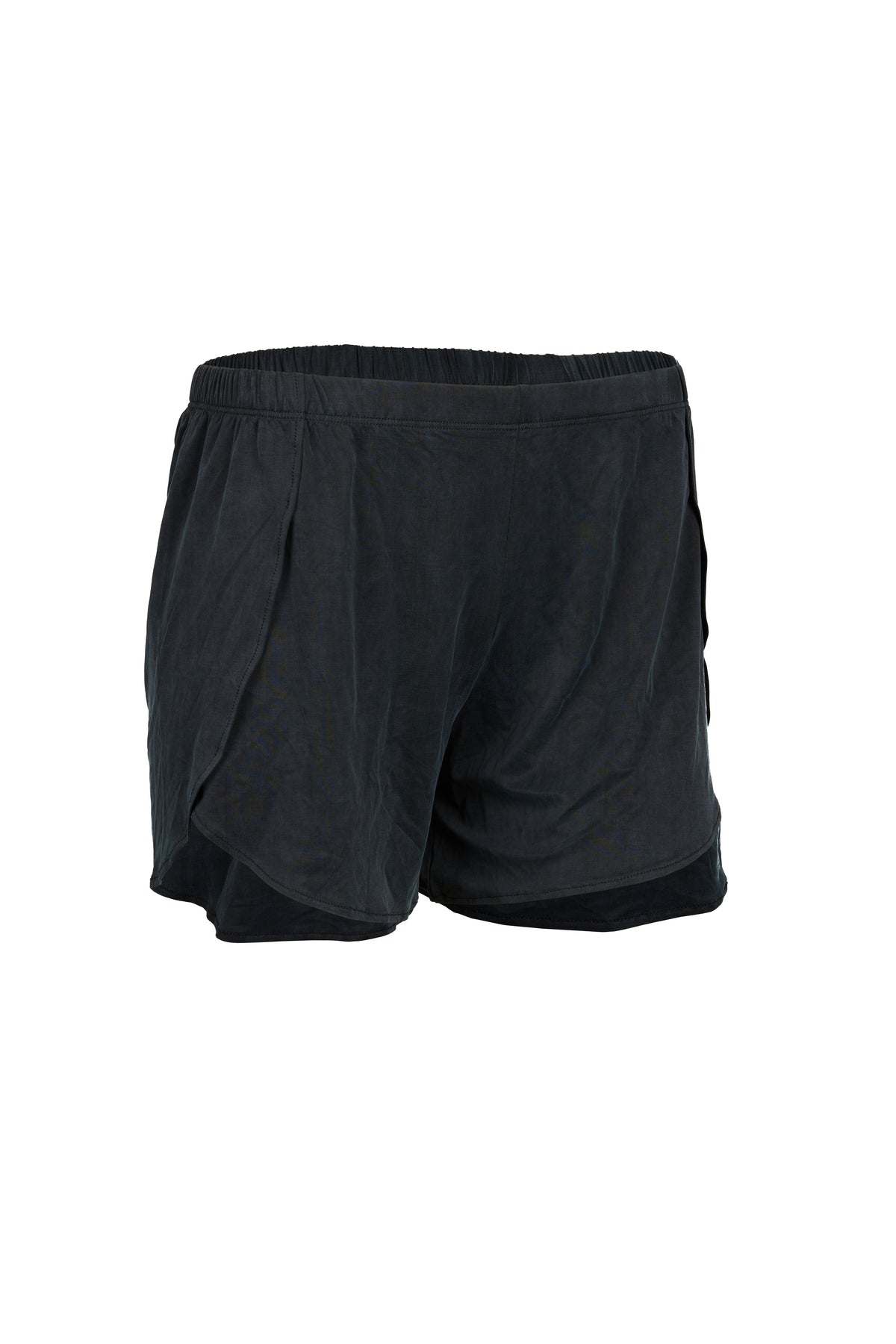 Cupro Lounge Shorts - graphite