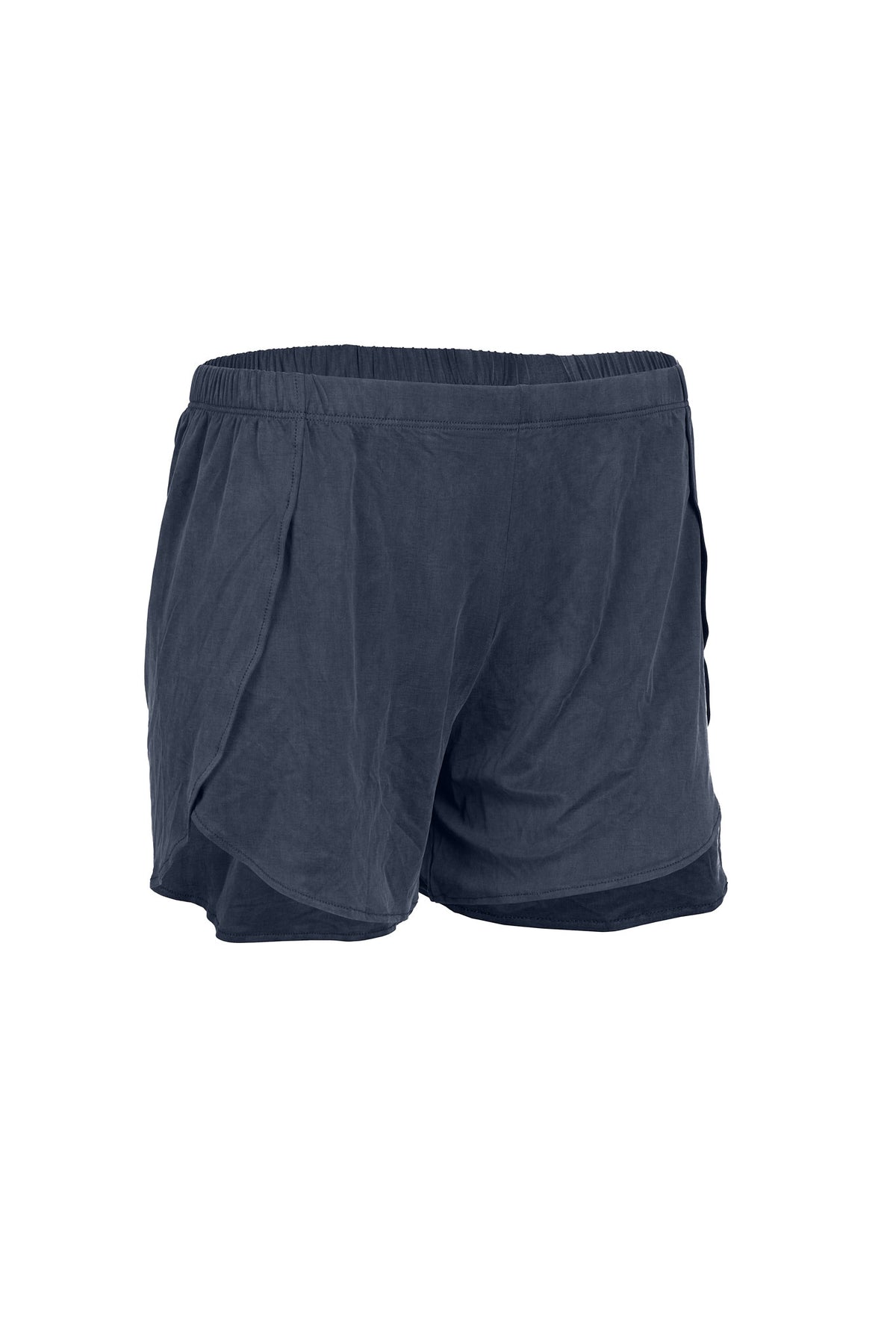 Cupro Lounge Shorts - midnight blue