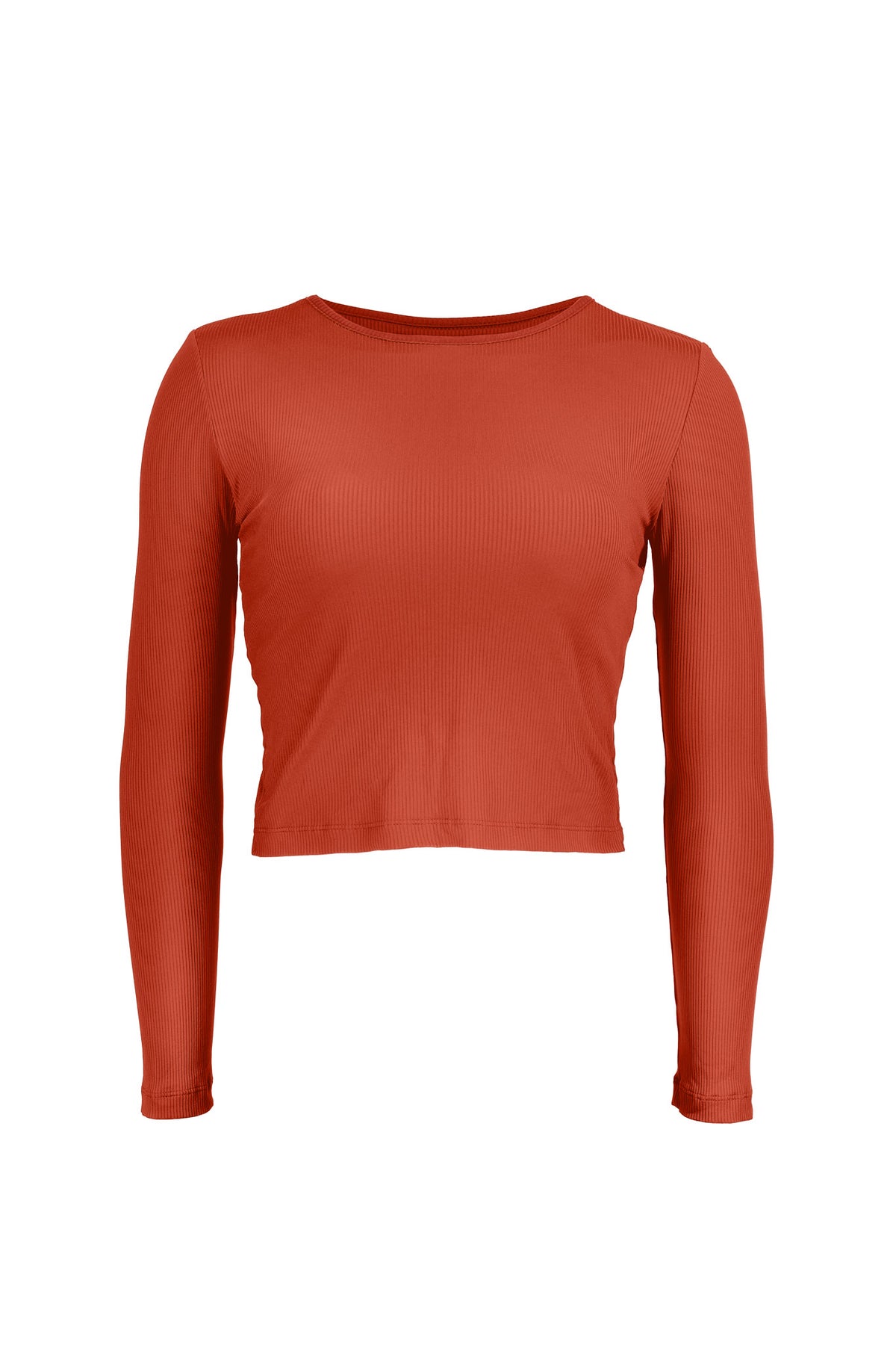 Hybrid Crop Top - chili red